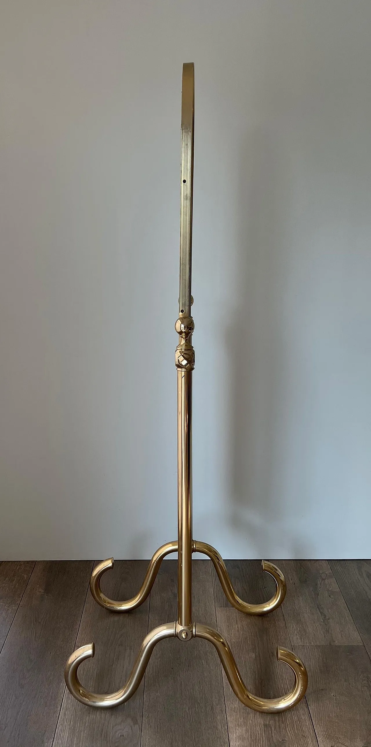 Specchio Psiche in ottone, anni '70 6