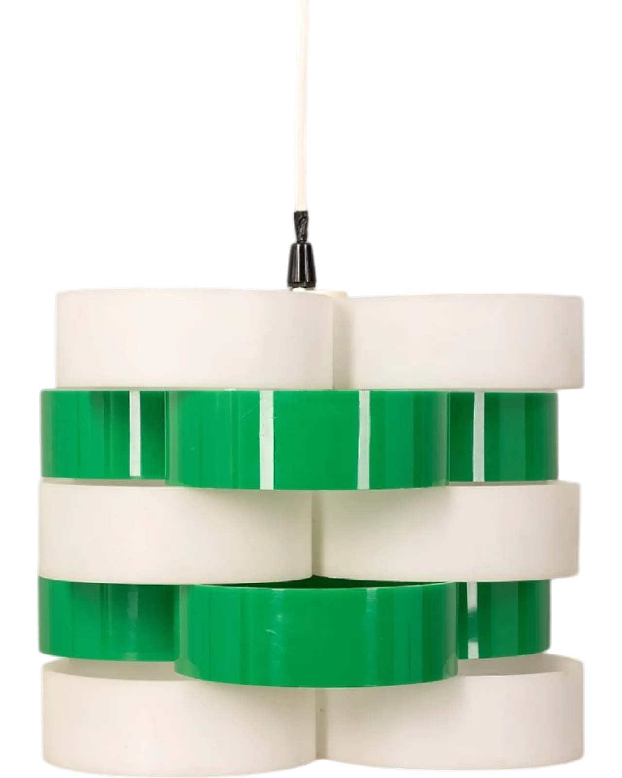 Lampadario in plastica di Stilux Milano, anni '60 8