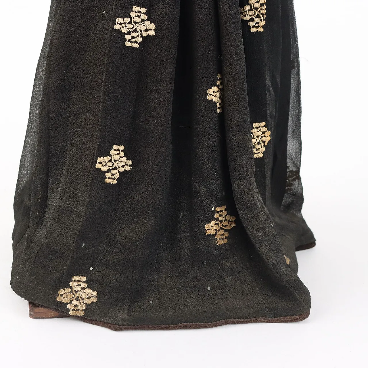 Popolana, statua di figura femminile in legno, '800 6