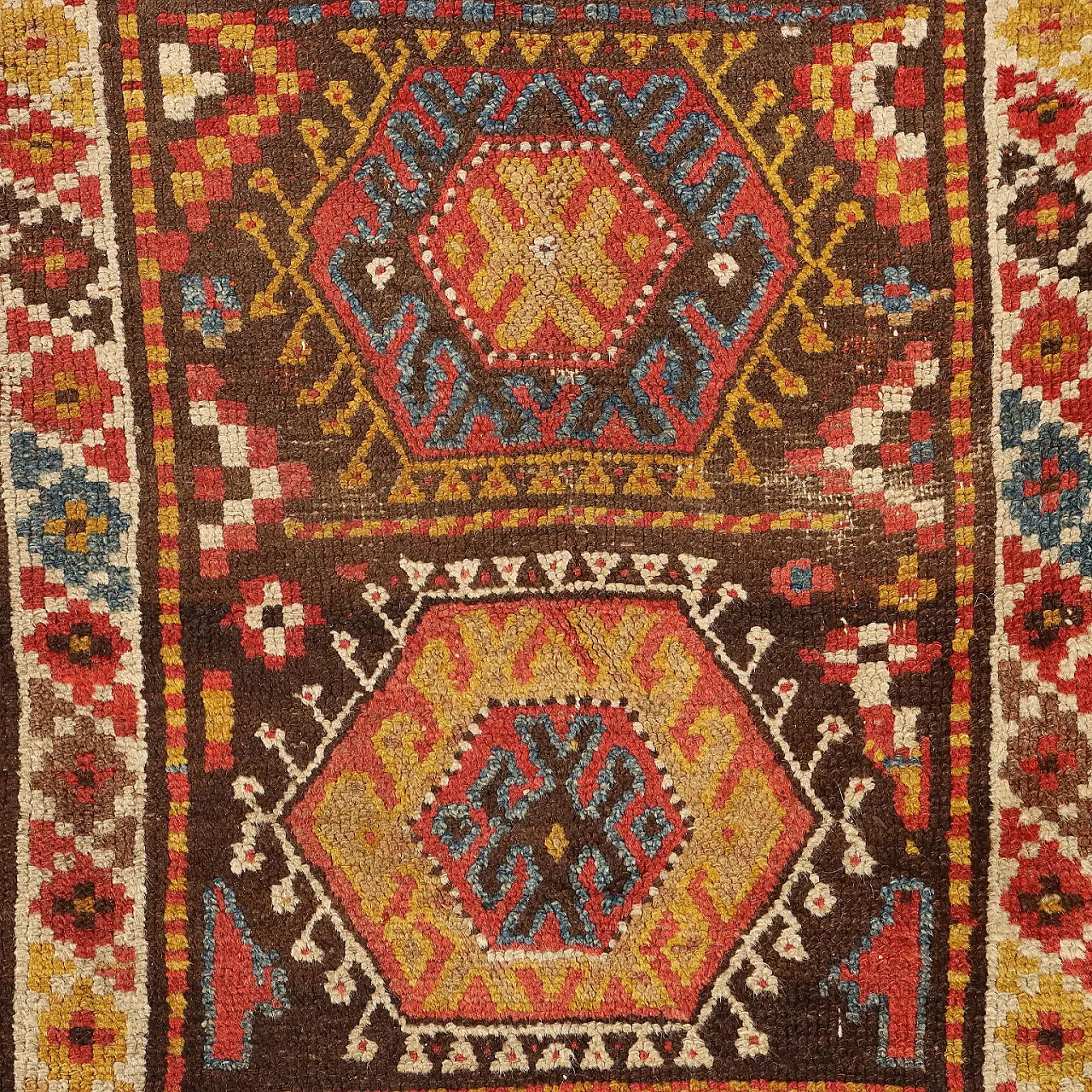 Iranian Kurdish wool rug 3