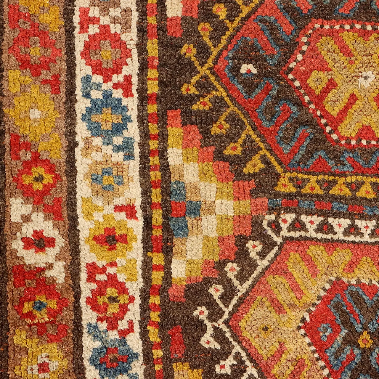 Iranian Kurdish wool rug 4