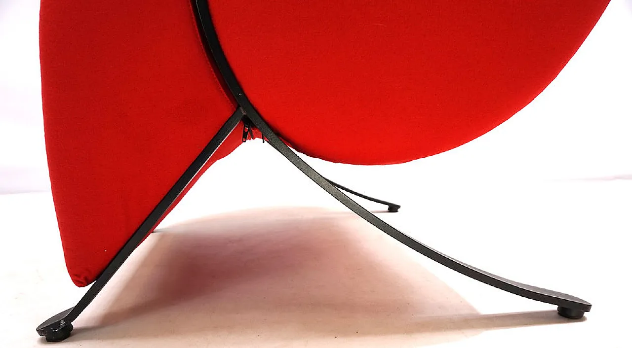 Sedia lounge Arflex Virgola di Jaacov Kaufman, anni '90 7