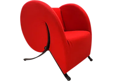 Sedia lounge Arflex Virgola di Jaacov Kaufman, anni '90