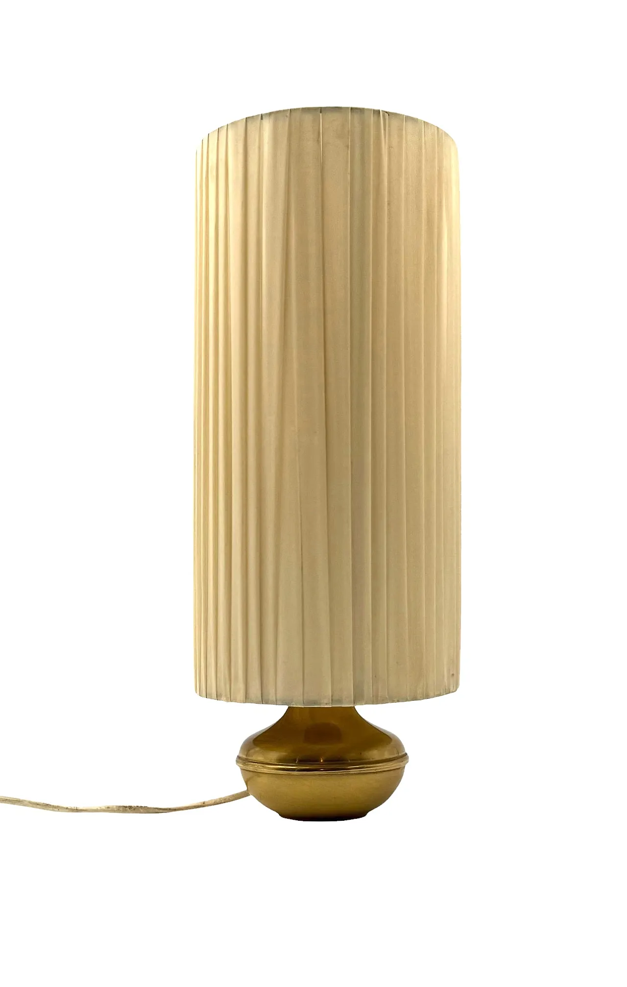 Mid Century modern brass table lamp, 60s 5