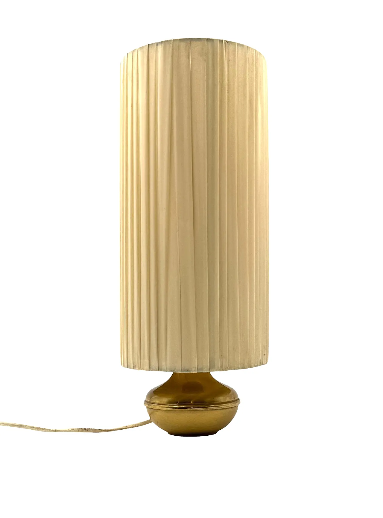 Mid Century modern brass table lamp, 60s 6