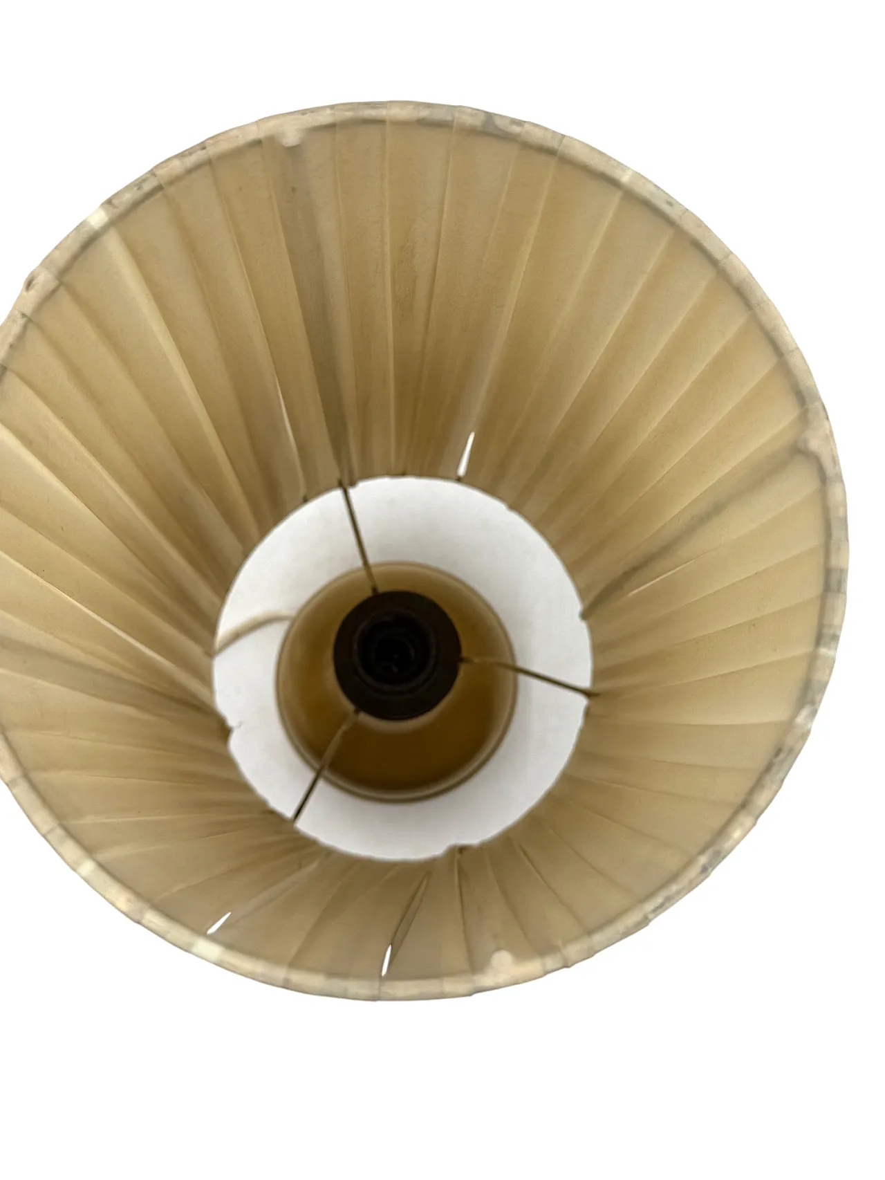 Mid Century modern brass table lamp, 60s 8