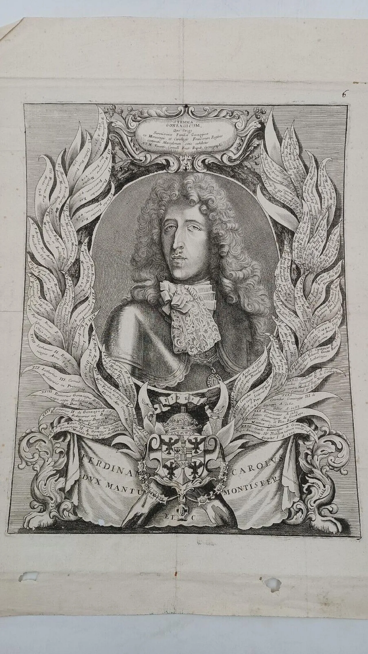 Ritratto di Ferdinando Arciduca d'Austria di Vincenzo Coronelli, '600 2