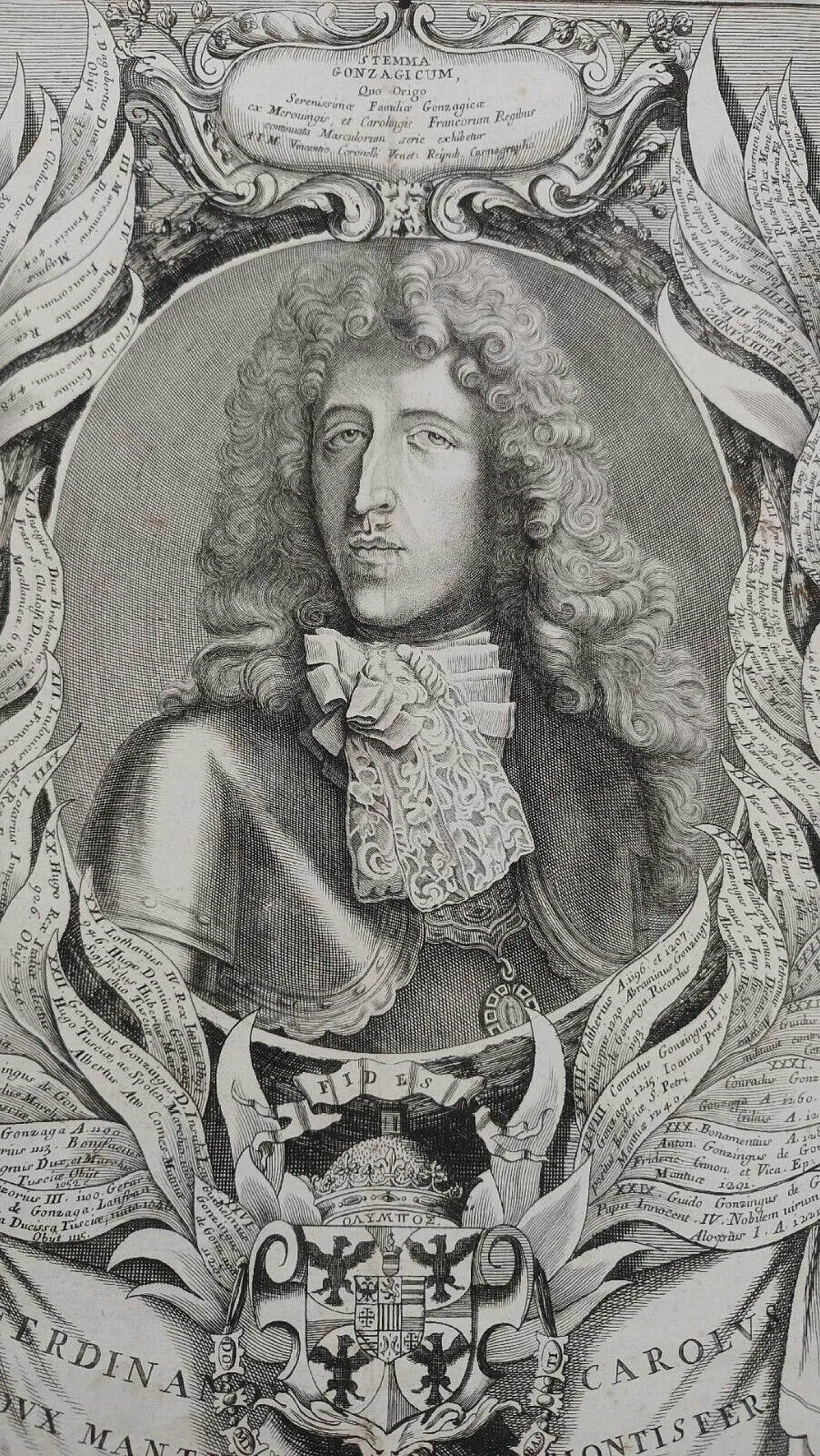 Ritratto di Ferdinando Arciduca d'Austria di Vincenzo Coronelli, '600 3