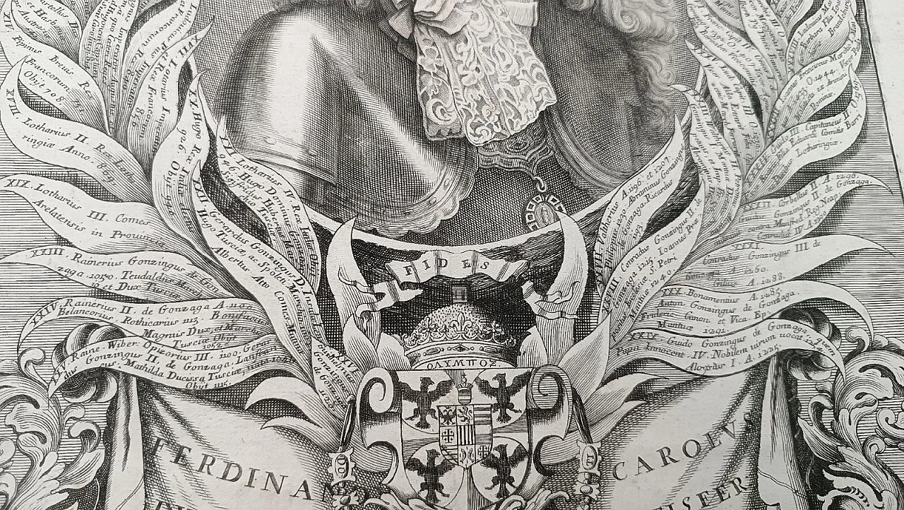 Ritratto di Ferdinando Arciduca d'Austria di Vincenzo Coronelli, '600 6