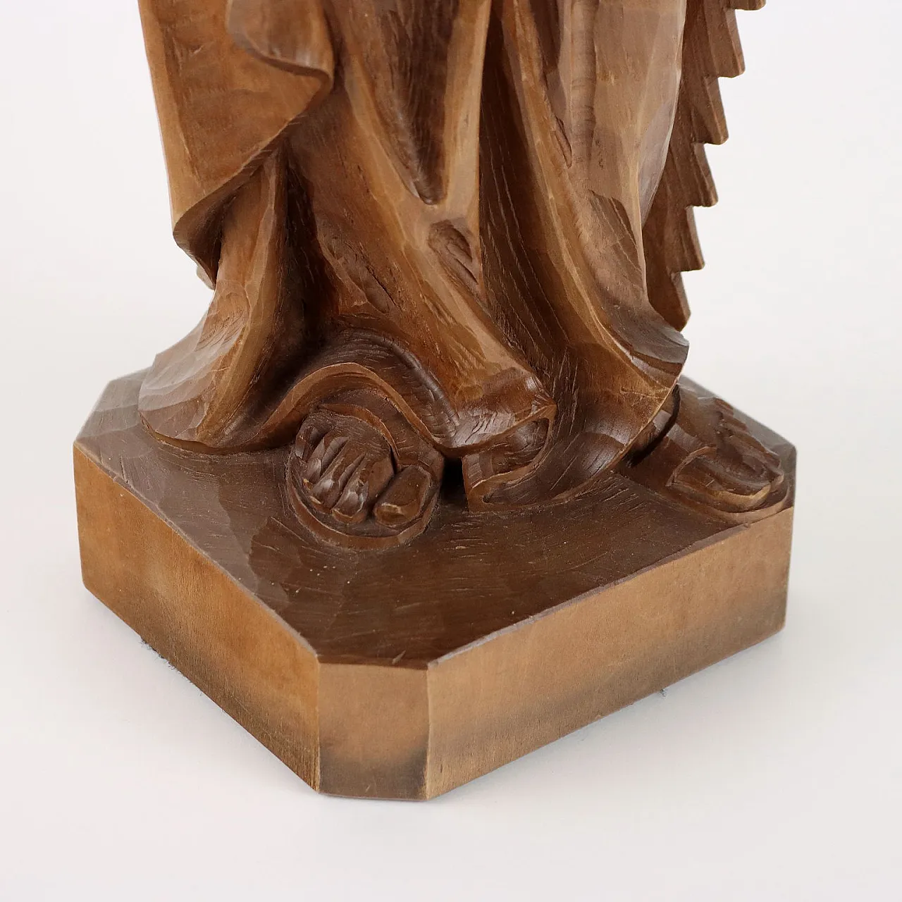 San Giuseppe Falegname, scultura in legno, fine '900 6