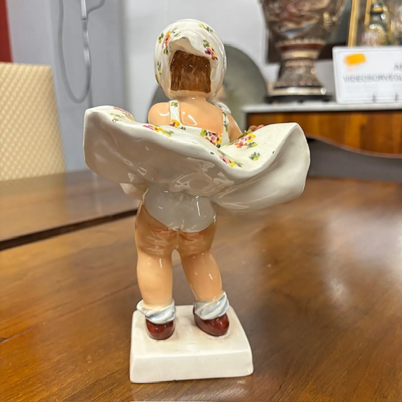 Scultura in ceramica “ Colpo di Vento “ Mollica, anni '40 5