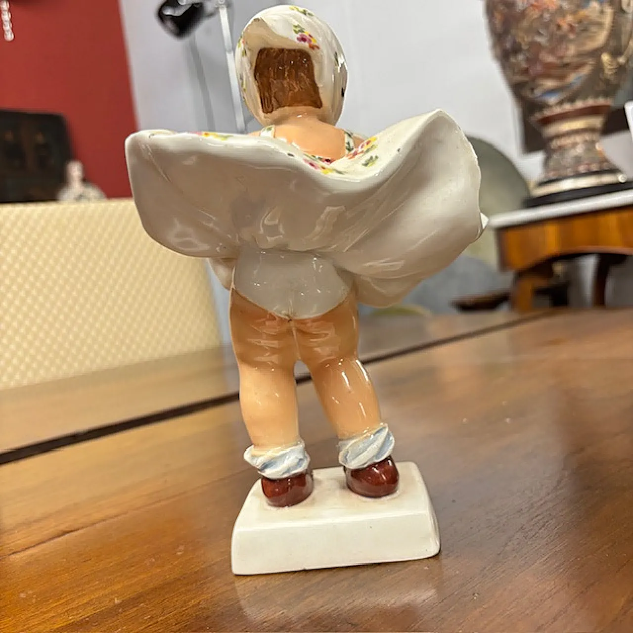 Scultura in ceramica “ Colpo di Vento “ Mollica, anni '40 6