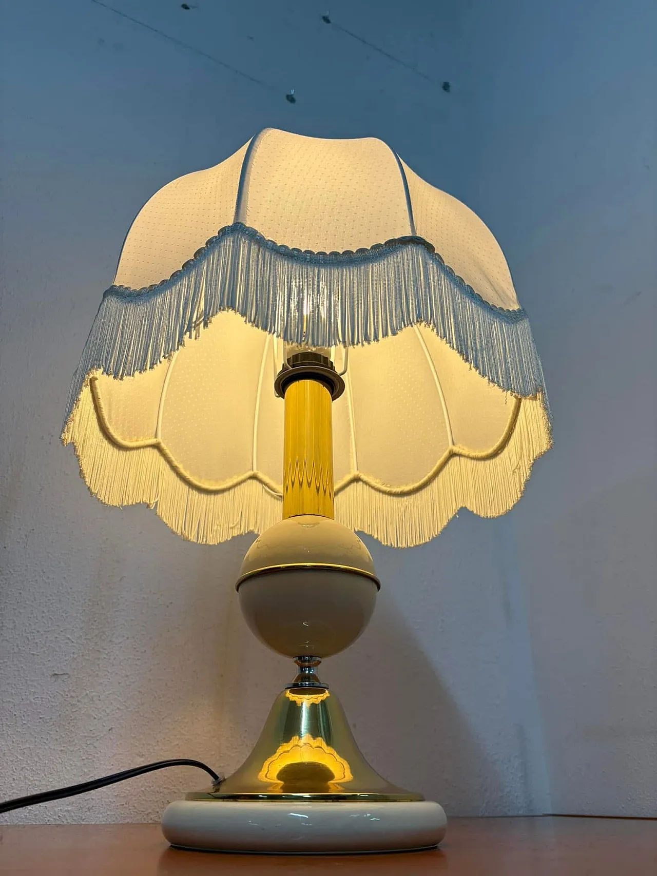 Lamp brass and aluminum , 70s 1
