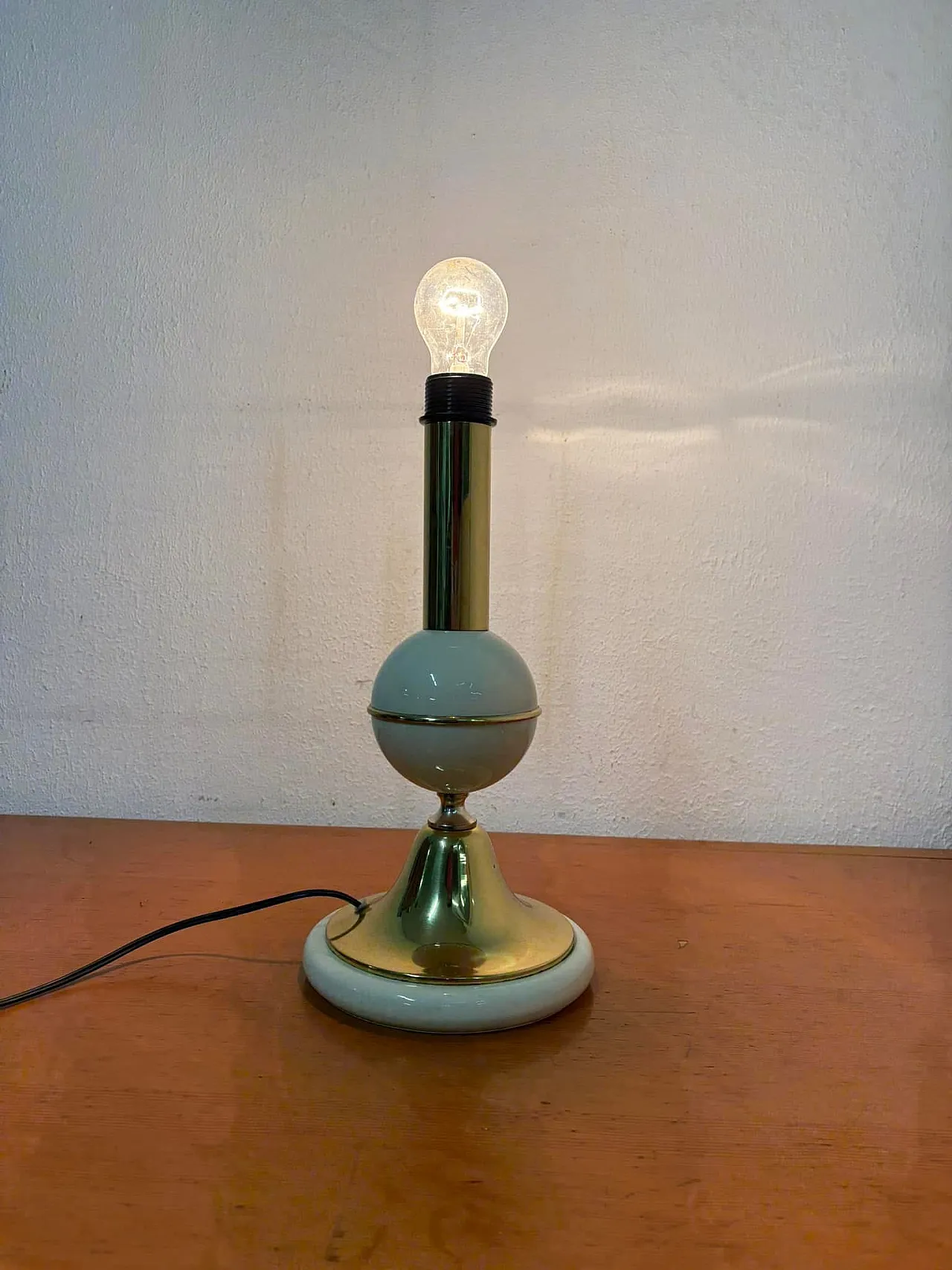 Lamp brass and aluminum , 70s 4