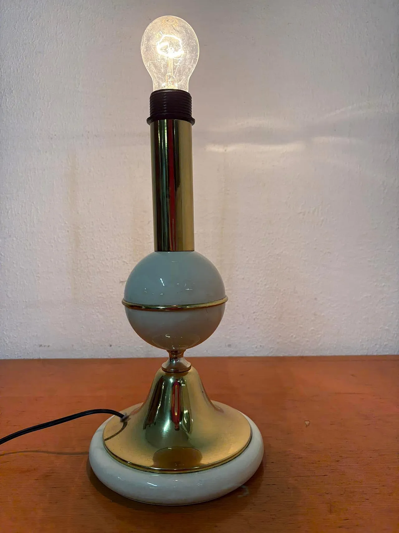 Lamp brass and aluminum , 70s 6