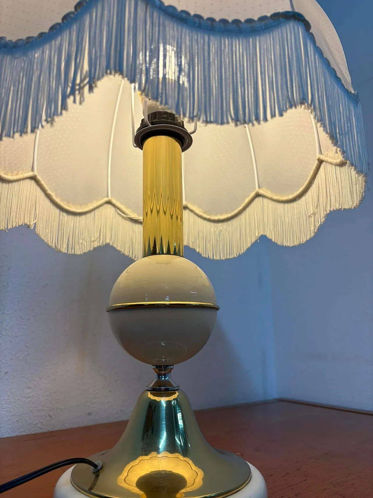 Lamp brass and aluminum , 70s 8