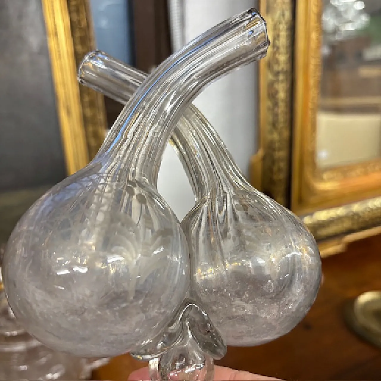 Vaso Ampolla gemina in vetro Murano, 1780 3
