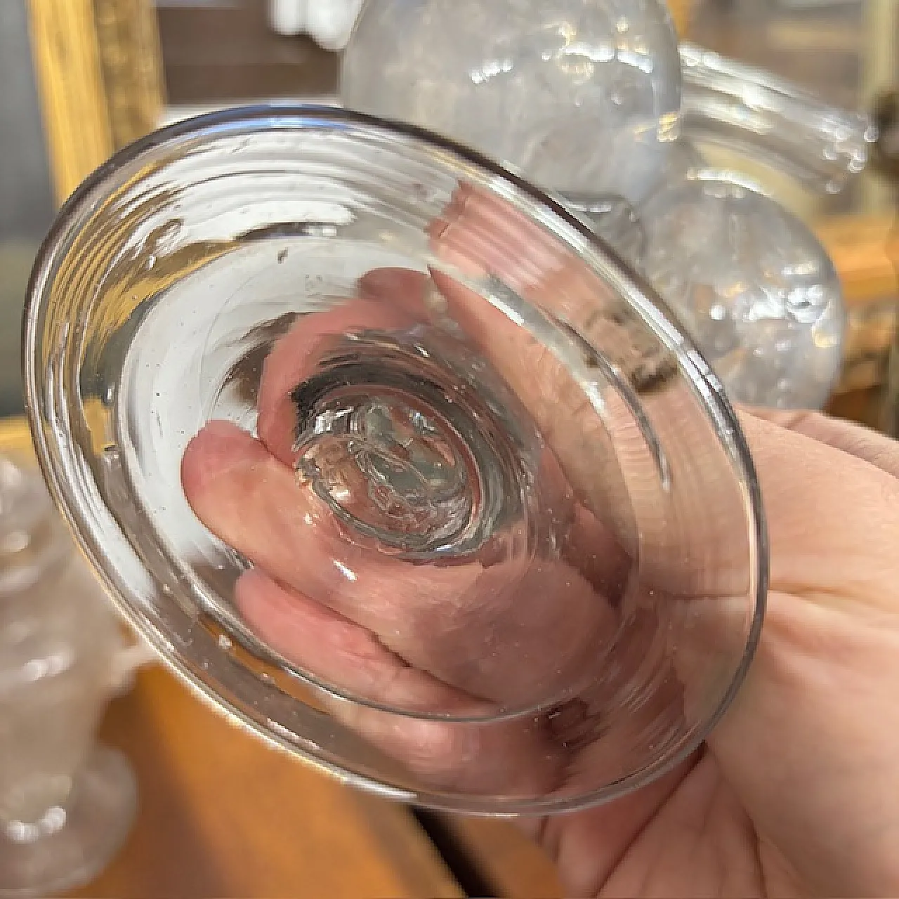 Vaso Ampolla gemina in vetro Murano, 1780 5