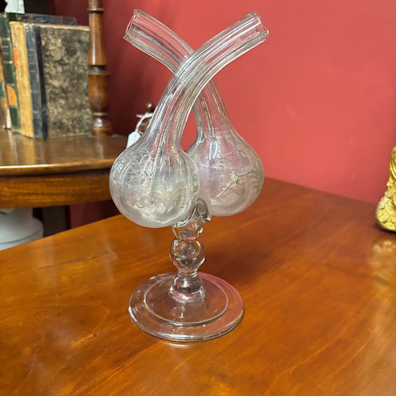 Vaso Ampolla gemina in vetro Murano, 1780 8