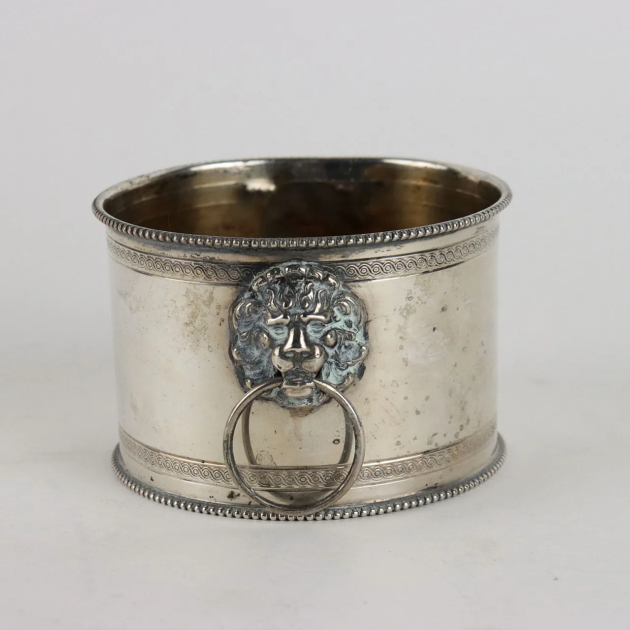 Sottobottiglia in argento, Manifattura Fornari Roma, '900 6