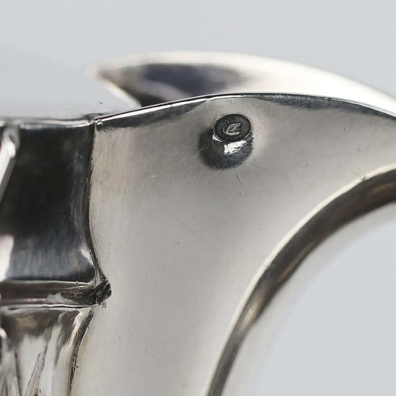 Japanese silver tea set, 20th century 7