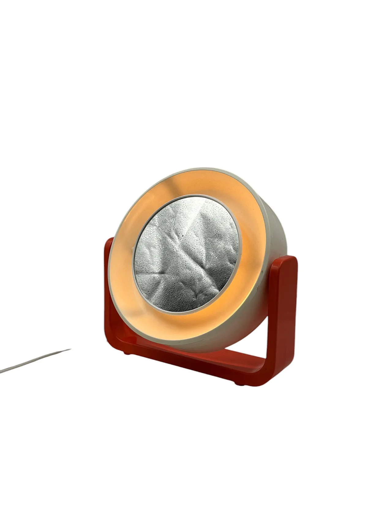 Specchio da tavolo illuminato Space Age mod. w93, Allibert, anni '70 4