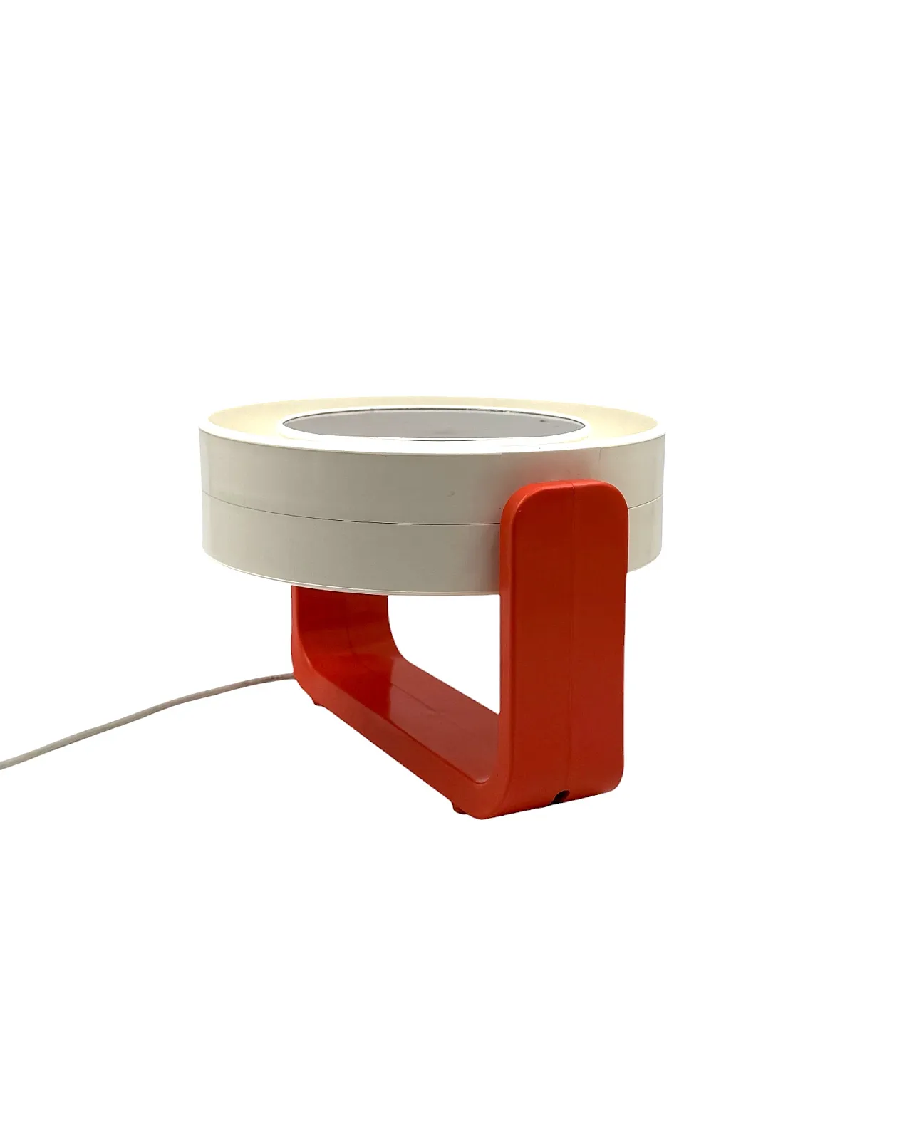 Specchio da tavolo illuminato Space Age mod. w93, Allibert, anni '70 11