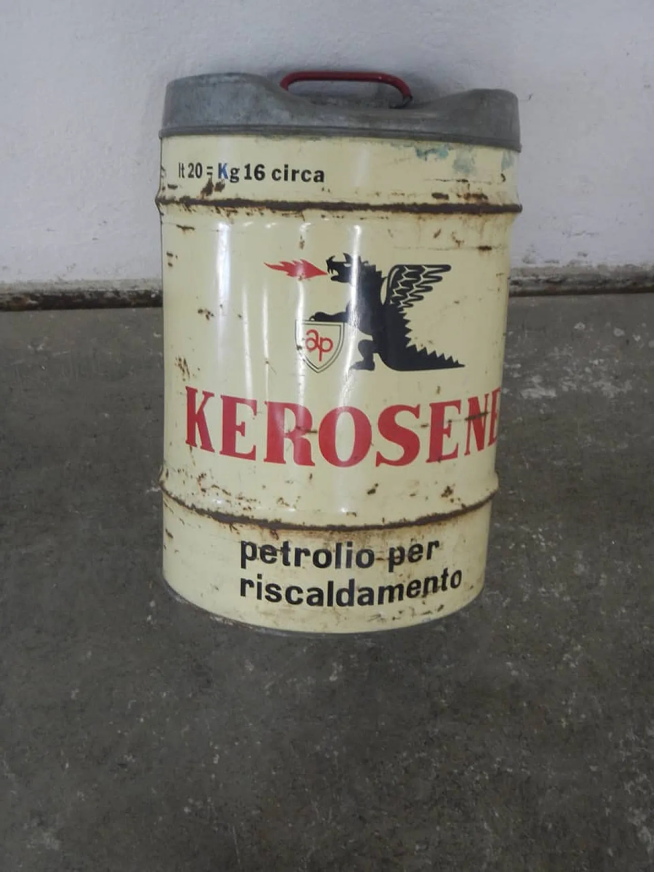 Pair of Kerosene tins, 1970 4