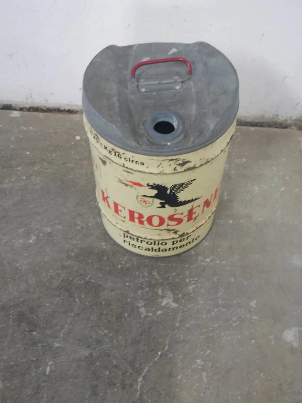 Pair of Kerosene tins, 1970 6