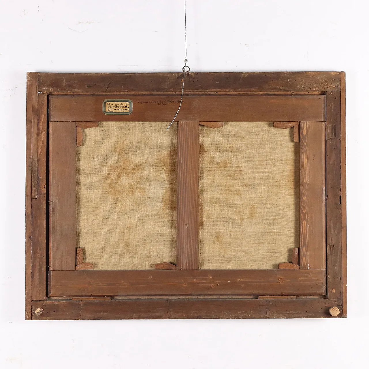 Scena con Giocatori di Carte, olio su tela, '800 9