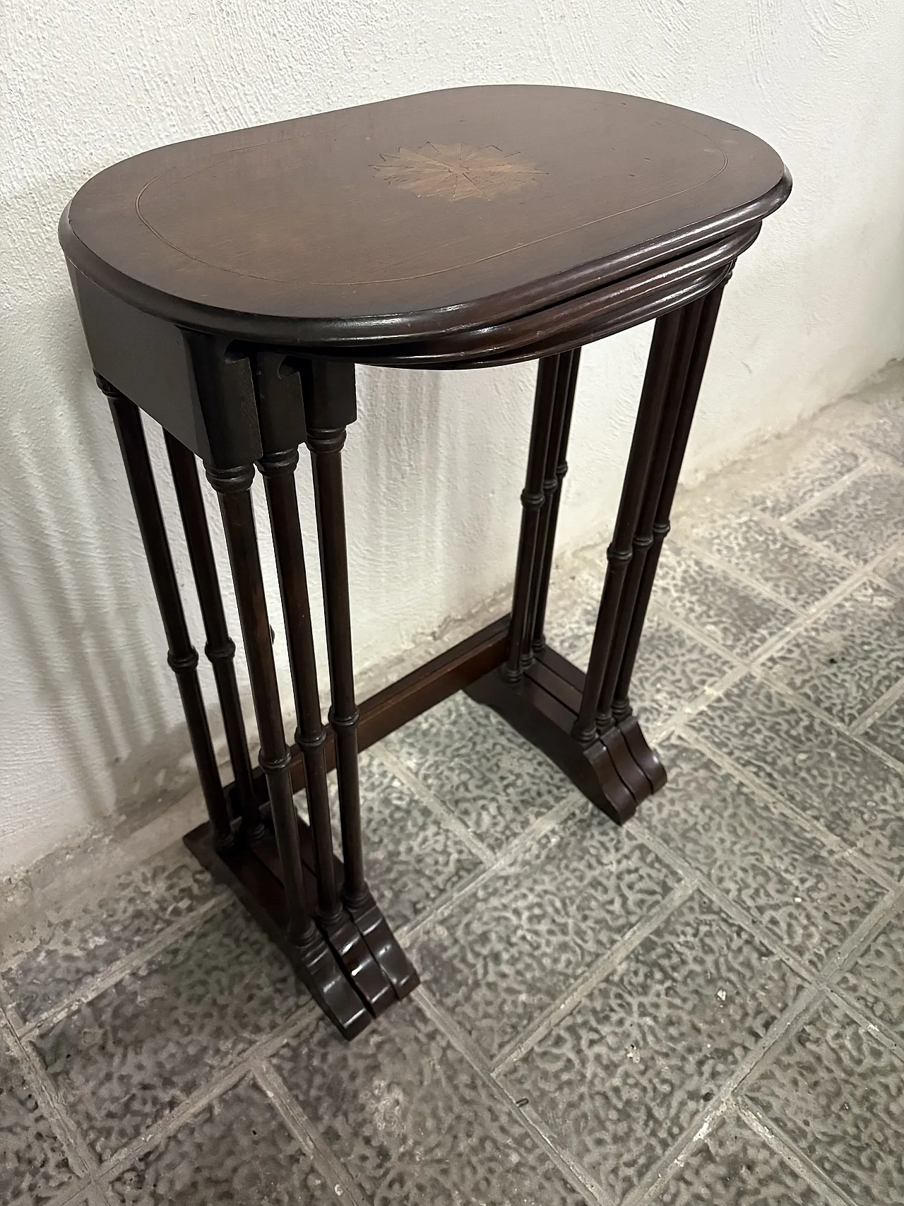 Tavolini impilabili, anni '50 8