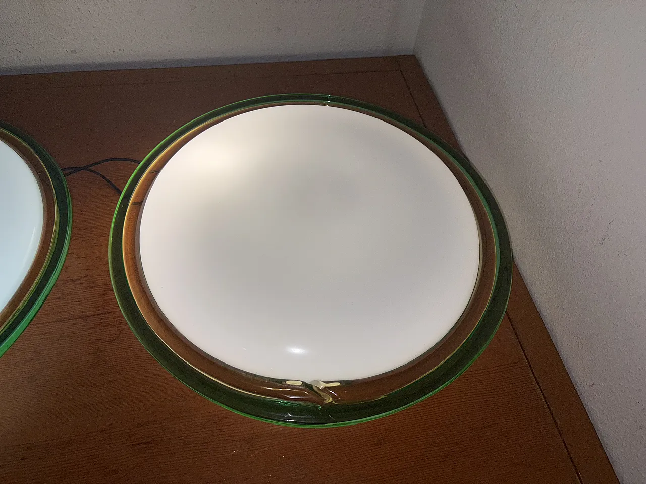 Coppia Plaffoniere, vetro Murano, anni '70 2