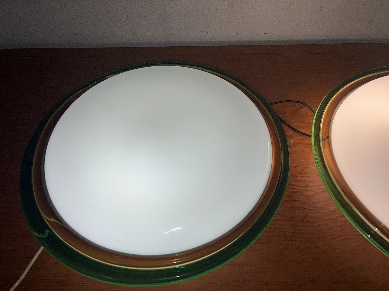 Coppia Plaffoniere, vetro Murano, anni '70 4