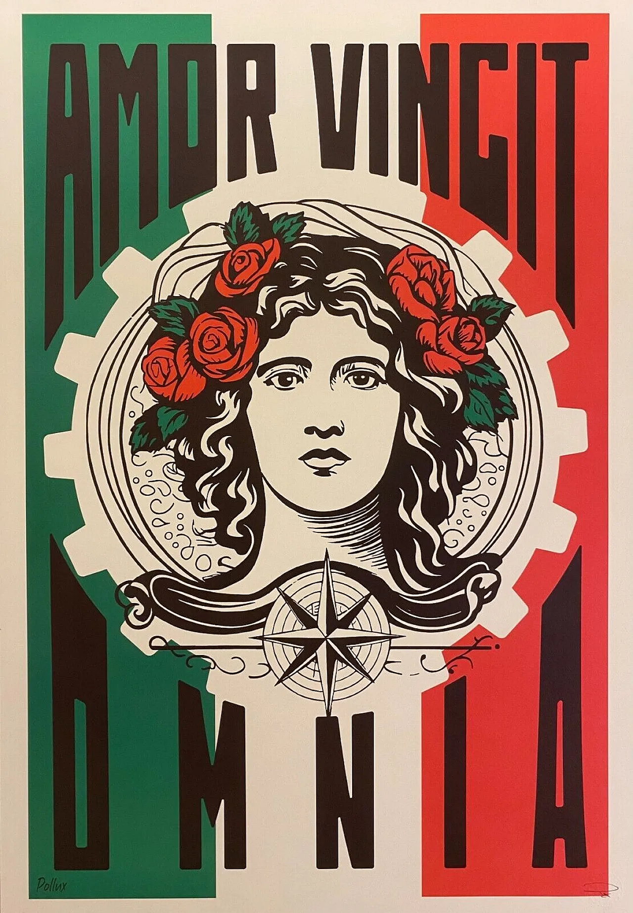 Pollux, Amor vincit omnia poster printed, 2020s 1