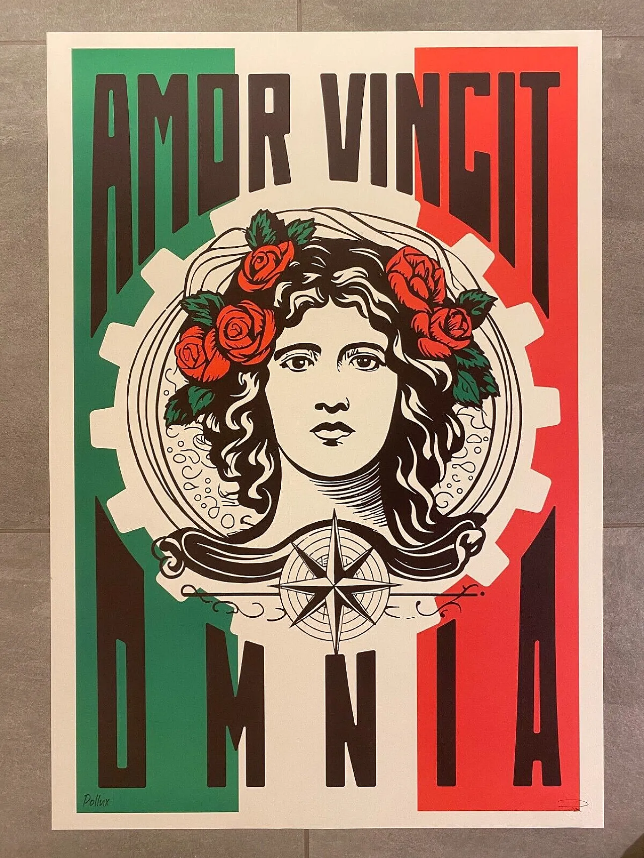 Pollux, Amor vincit omnia poster printed, 2020s 2
