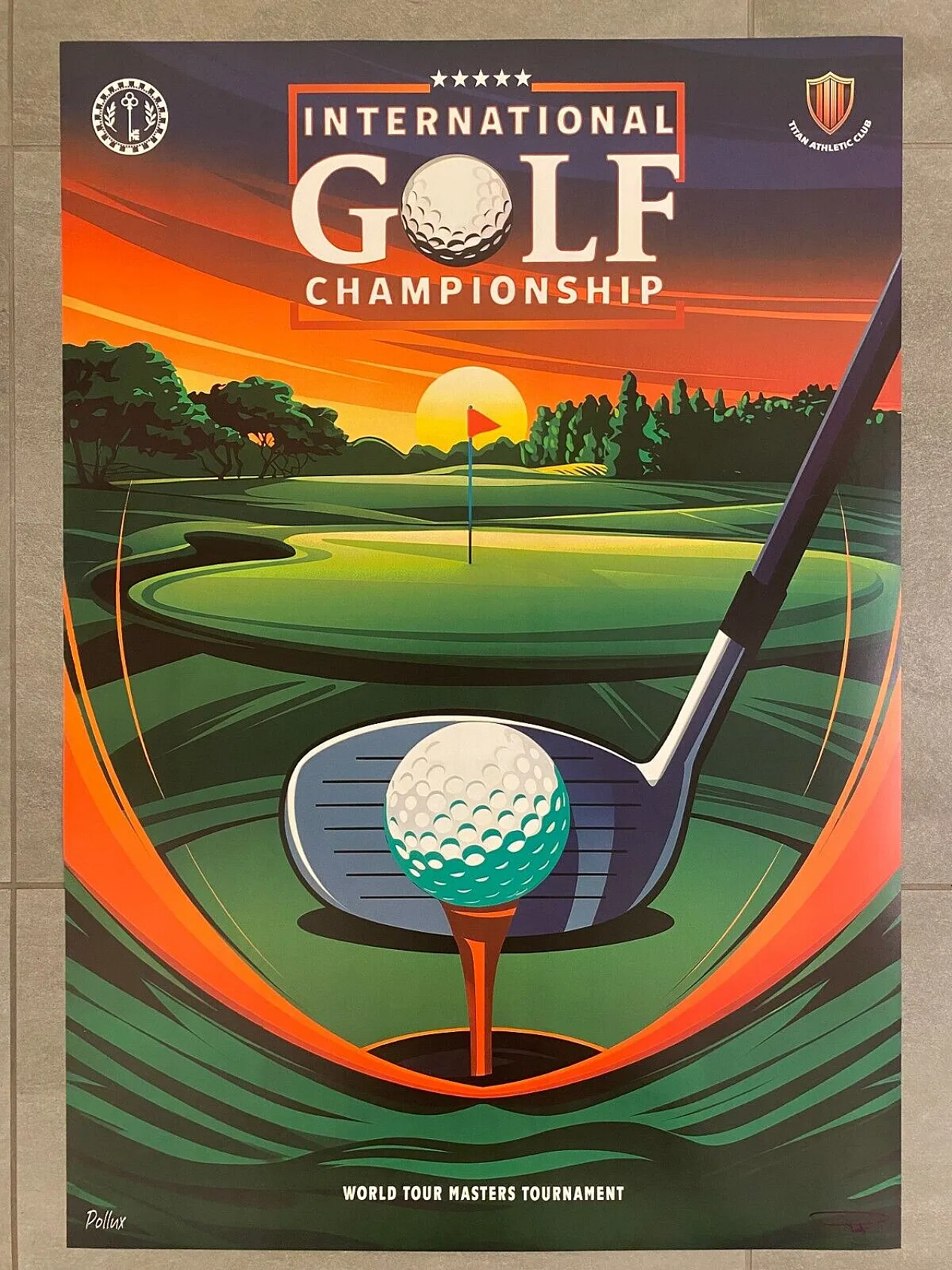 Pollux, International Golf Championship - Original Poster, 2000 2