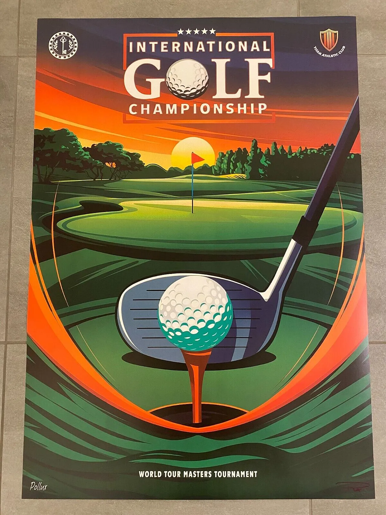 Pollux, International Golf Championship - Original Poster, 2000 3