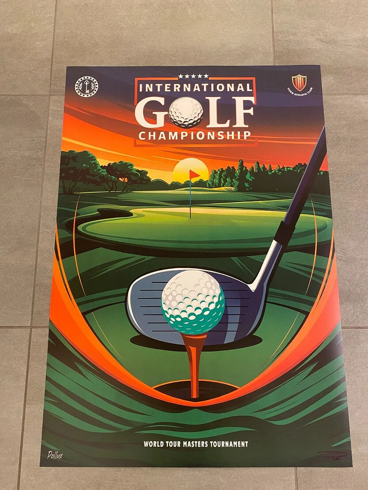 Pollux, International Golf Championship - Original Poster, 2000 4