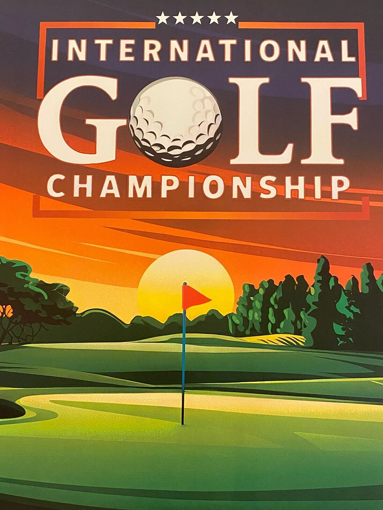 Pollux, International Golf Championship - Original Poster, 2000 12