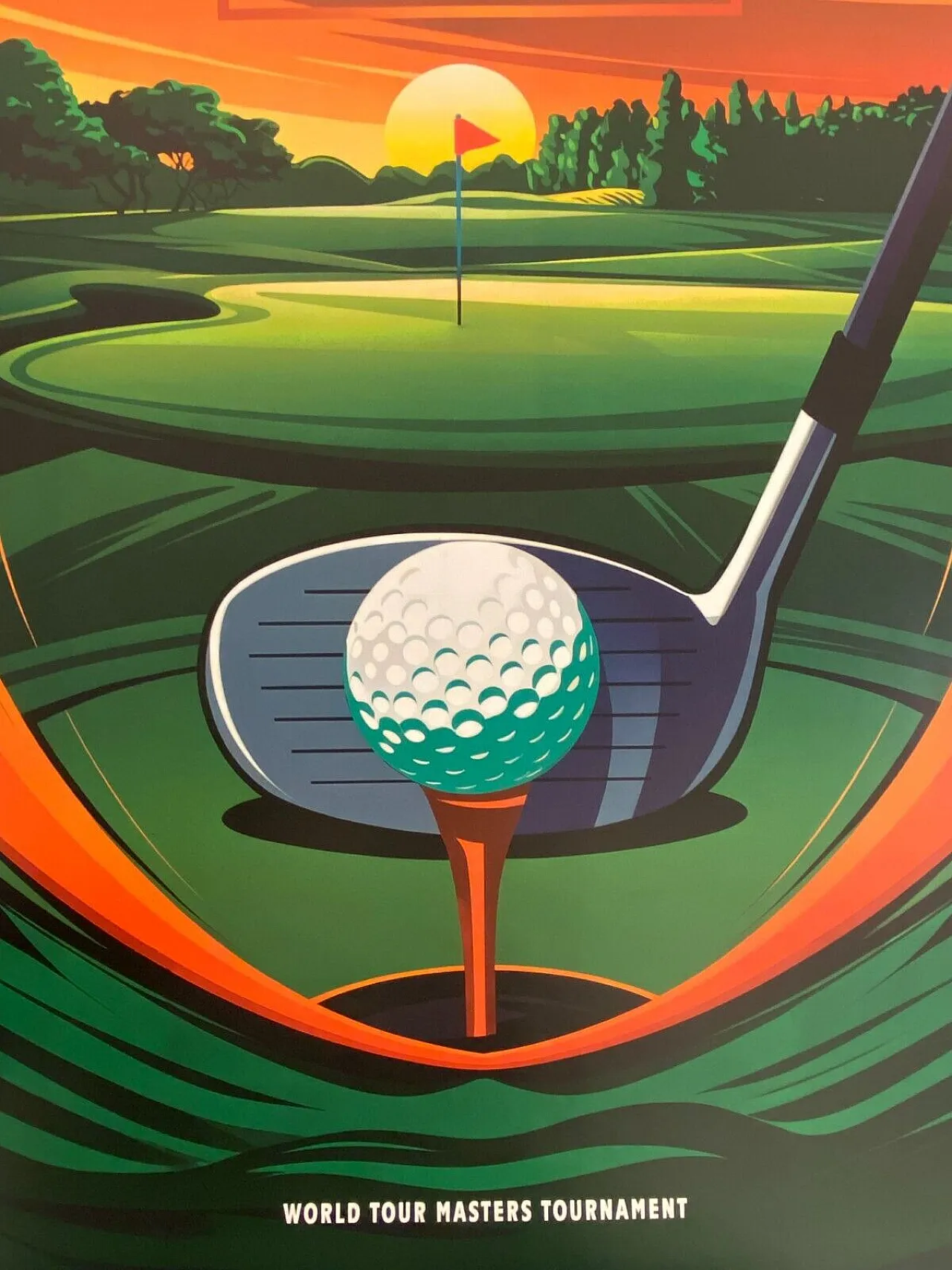 Pollux, International Golf Championship - Original Poster, 2000 14