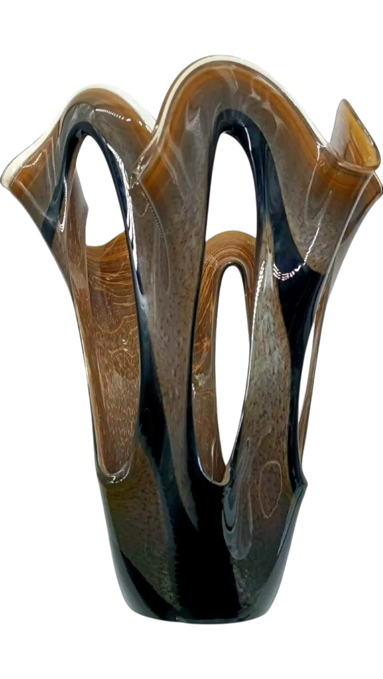 Murano glass vase, 1970s 9