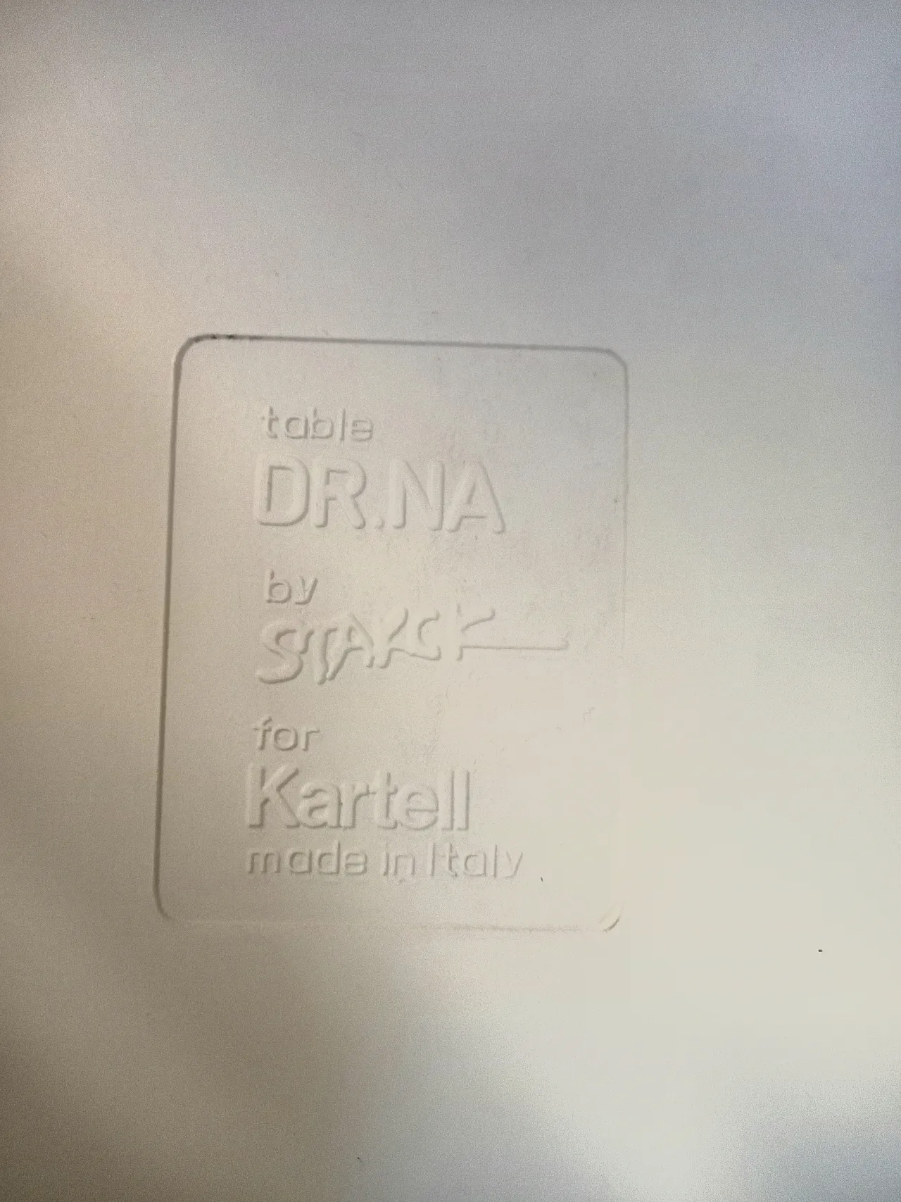 Dr Na production table by Philippe Starck for Kartell, 90s 2