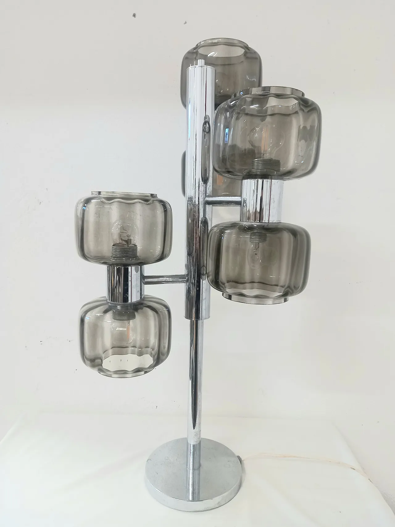 Table lamp 6 lights Lamag Swiss, 70s 5