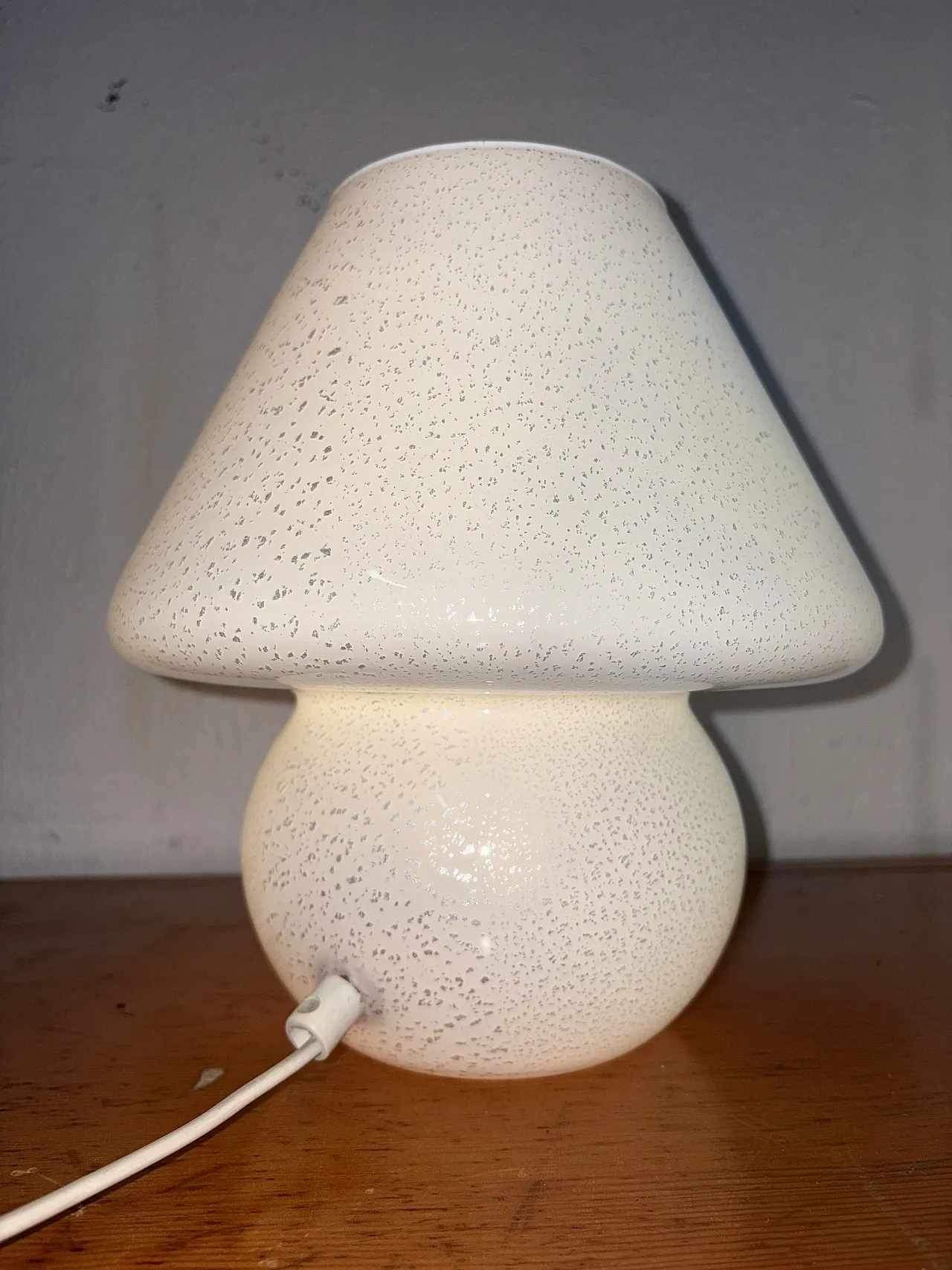 Murano glass mushroom lamp, 70s 1