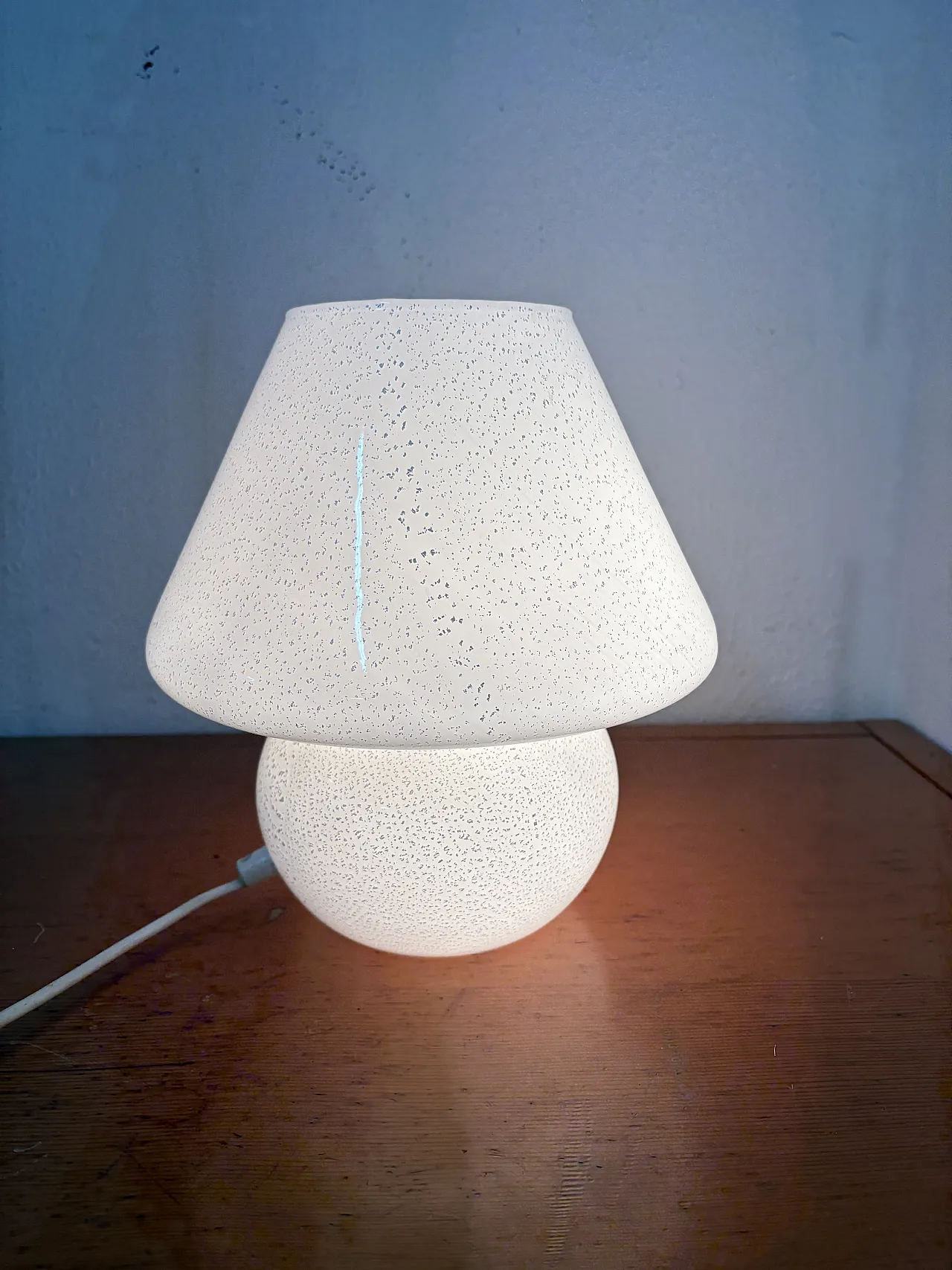 Murano glass mushroom lamp, 70s 3