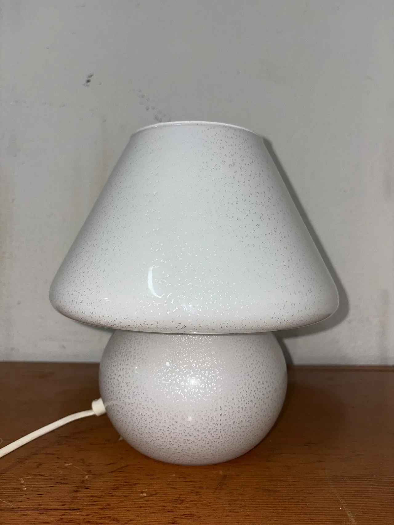 Murano glass mushroom lamp, 70s 6