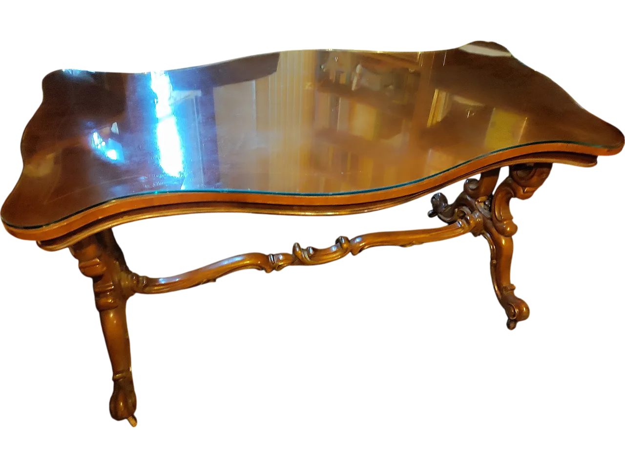 Solid wood table, 70s 5