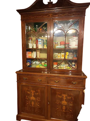 Credenza with showcase, 19th century