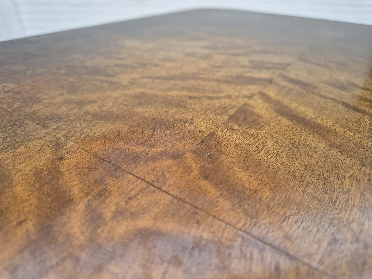 Danish Art Deco coffee table with shelf, ash wood. 1950s 11