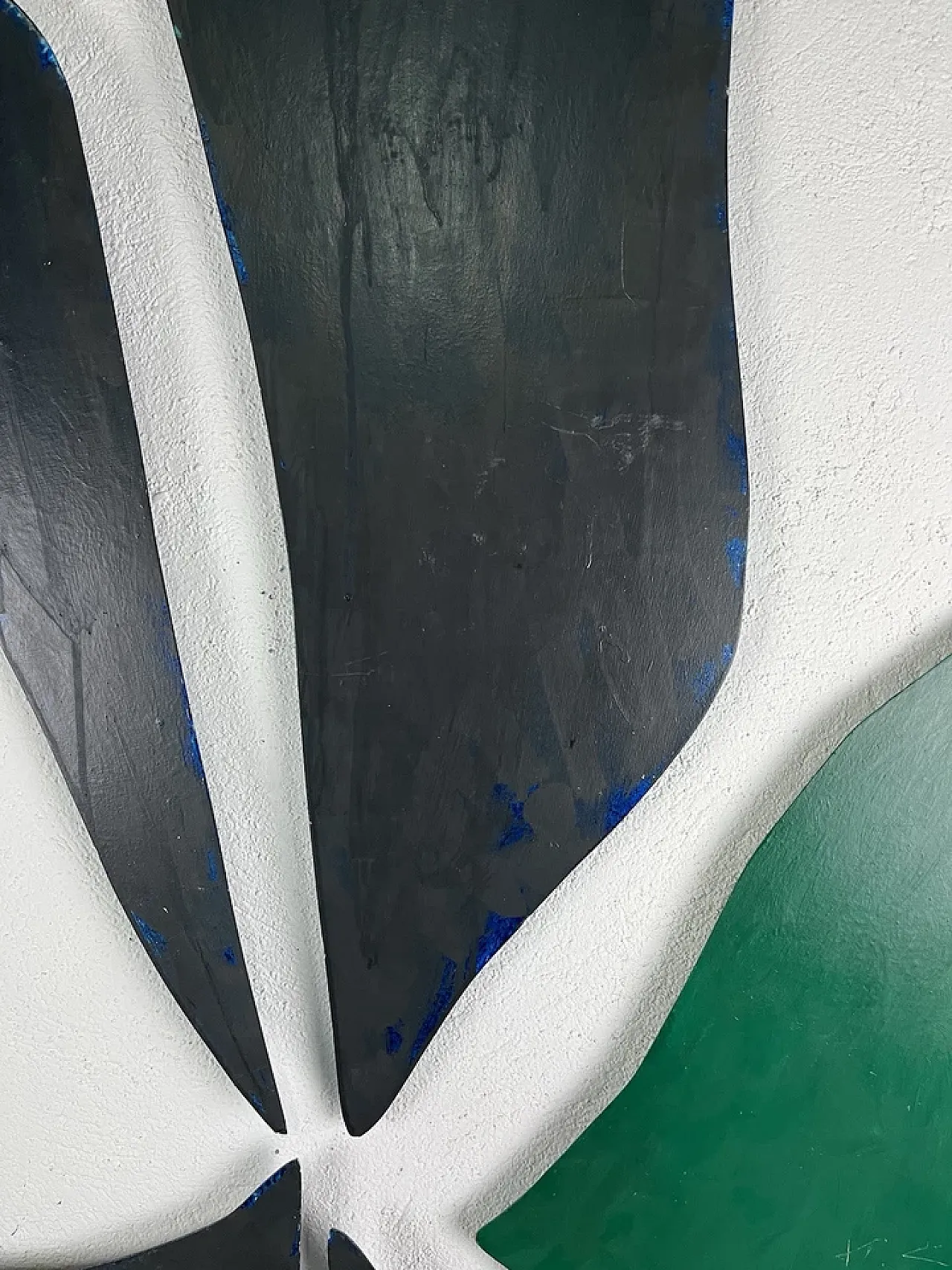 Fiore Notturno di Mario Surbone, acrilico su legno, anni '80 5